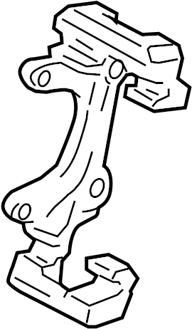 Caliper Mount 1K0-615-125-D - View 3