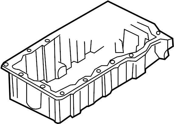 Engine Oil Pan 038-103-603-M - View 2