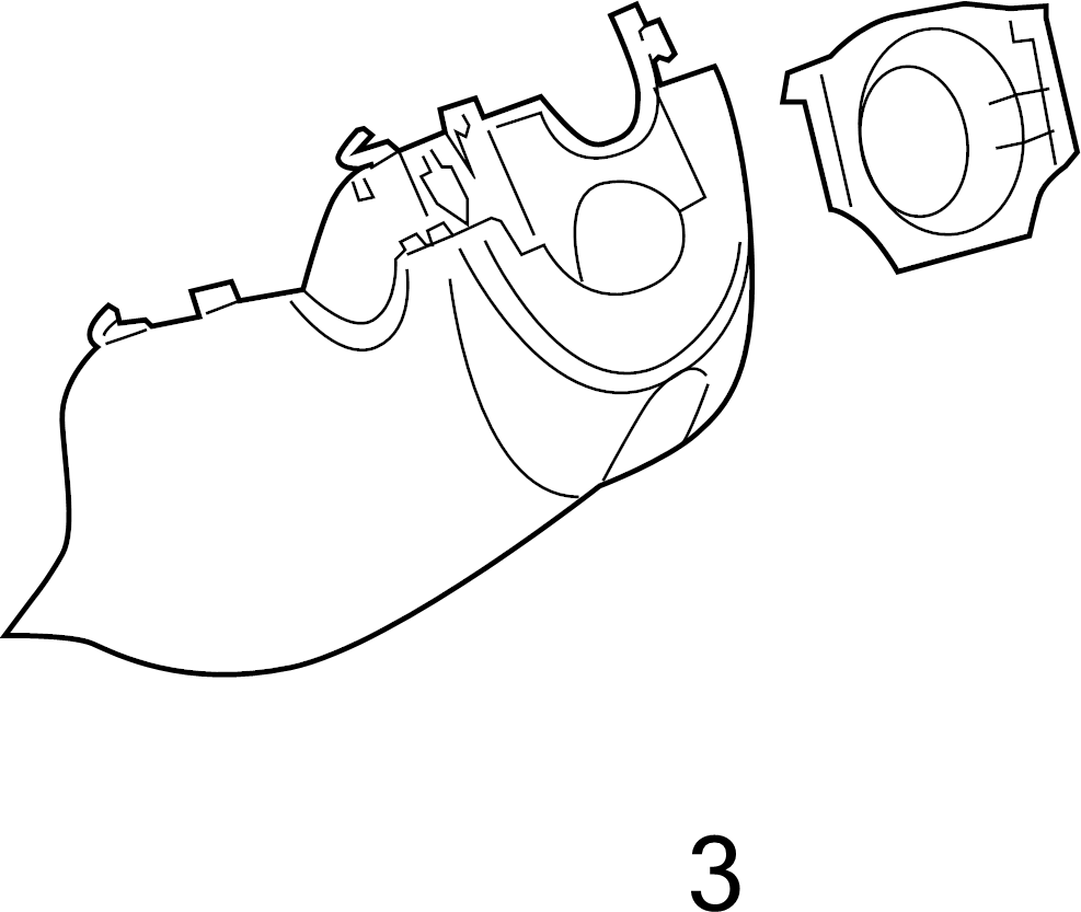 Steering Column Cover Plug 5N0-905-354-A-82V - View 18