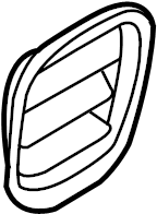 Quarter Panel Air Vent Grille 3C0-819-465 - View 3