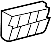 Quarter Panel Air Vent Grille 3C0-819-465 - View 9