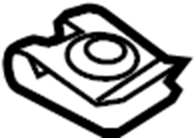 Mount Bracket Clip 5N0-867-633-A - View 23