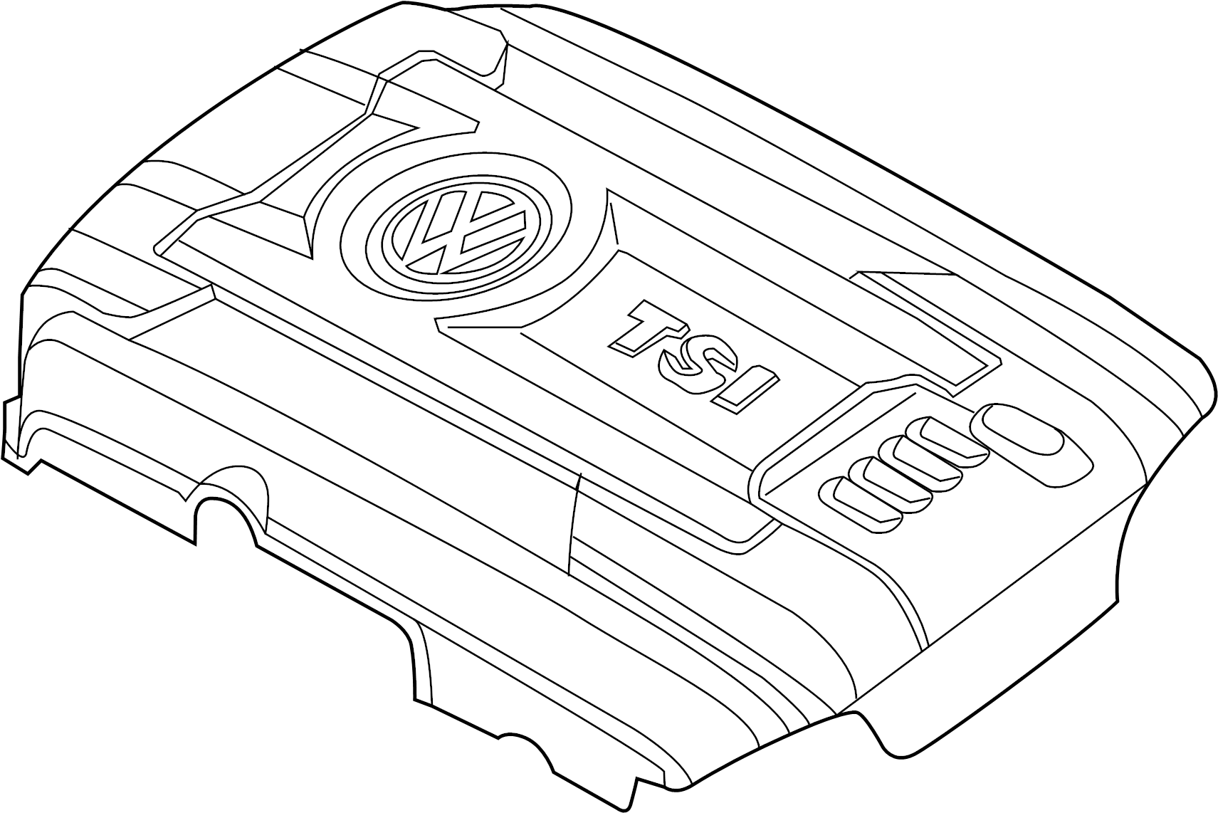 Engine Cover 06K-103-925-D - View 10