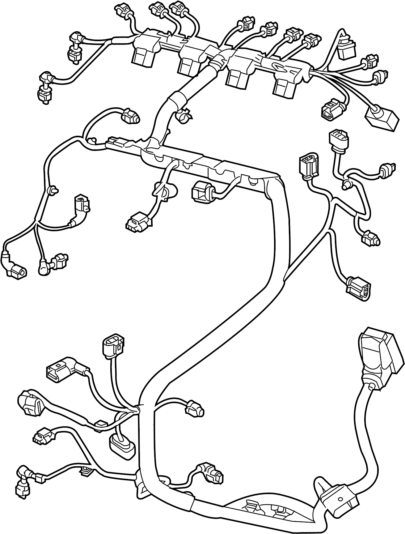 Engine Harness 06K-972-627-CB - View 4