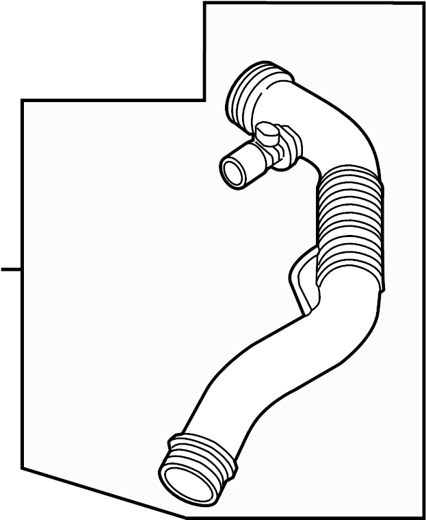 Engine Air Intake Hose 1TD-129-684 - View 5