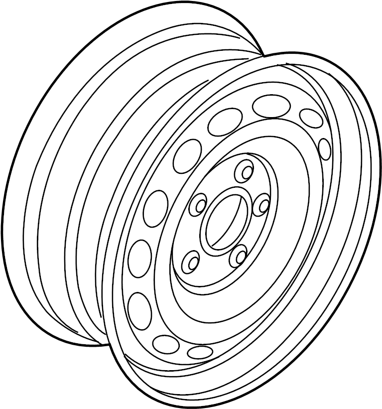 Wheel, Spare 5N0-601-027-F-03C - View 20