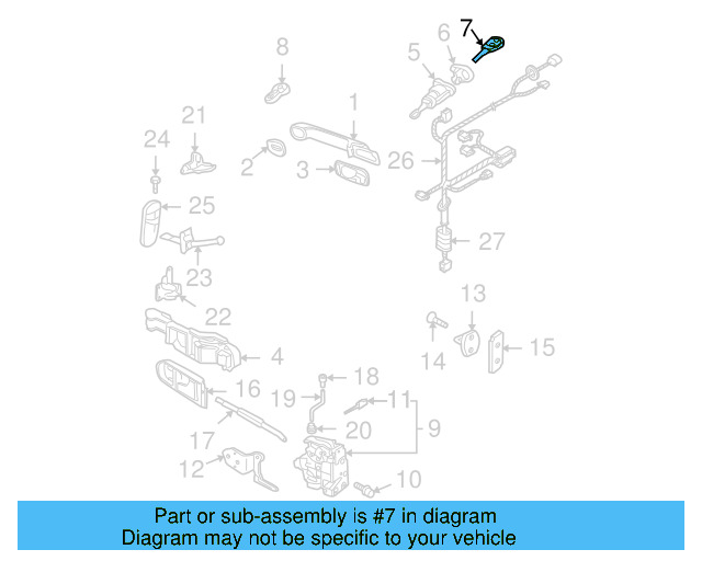 Vehicle Key 3B0-837-219-BB-INB - View 5