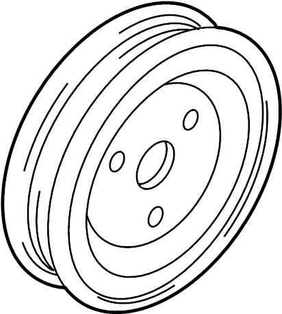 Engine Water Pump Pulley 068-121-028