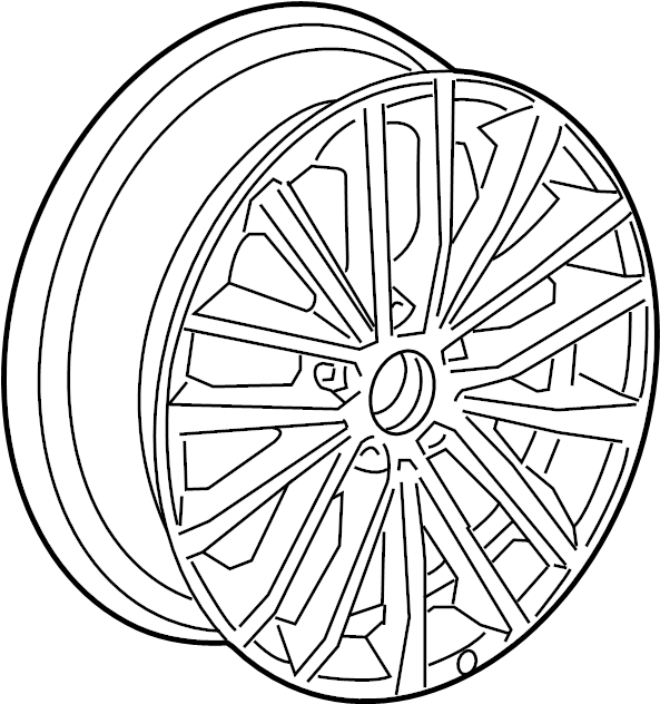 Wheel, Alloy 5C0-601-025-AH-8Z8 - View 7