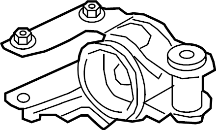 Lower Control Arm Rear Mount 3QF-199-231-D - View 2