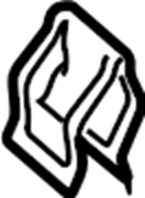 Door Window Switch Bezel Clip 1J0-858-137-B - View 34