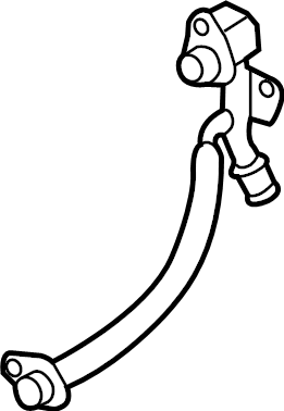 Turbocharger Coolant Line 06K-121-497-AS - View 3