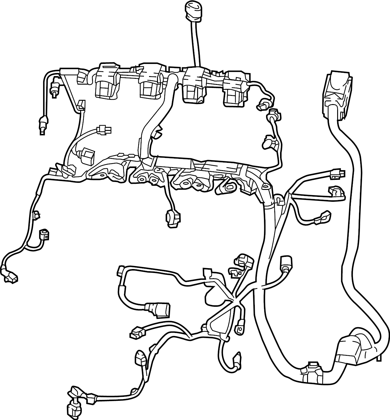Engine Harness 06K-971-627-BJ - View 3