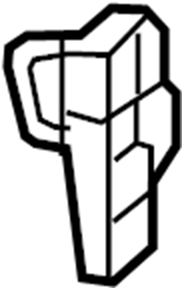 Hood Release Handle Bracket 6R1-823-633 - View 19