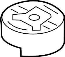 Engine Cradle Upper Insulator 1K0-199-868-R