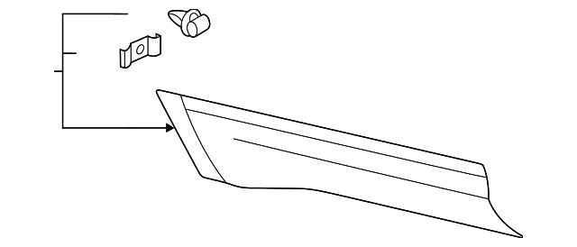Lower Molding 3CN-854-940-F-9B9