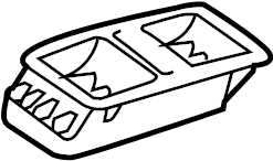 Switch Housing 561-867-376-C-82V - View 6