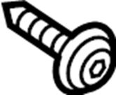 Bumper Cover Support Rail Bolt WHT-003-954 - View 2