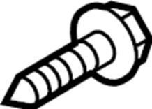 Bumper Cover Support Rail Bolt WHT-003-954 - View 7