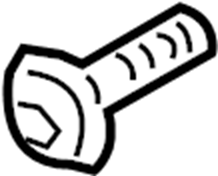 Bumper Cover Support Rail Bolt WHT-003-954 - View 9