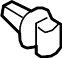 Wheel Opening Molding Clip WHT-008-801