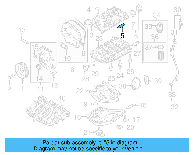 Valve Cover Sealer D-200-005-A2 - View 39