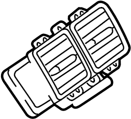Air Outlet 1K0-819-203-A-9B9 - View 8