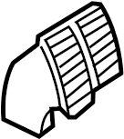 Air Outlet 1K0-819-203-A-9B9 - View 5