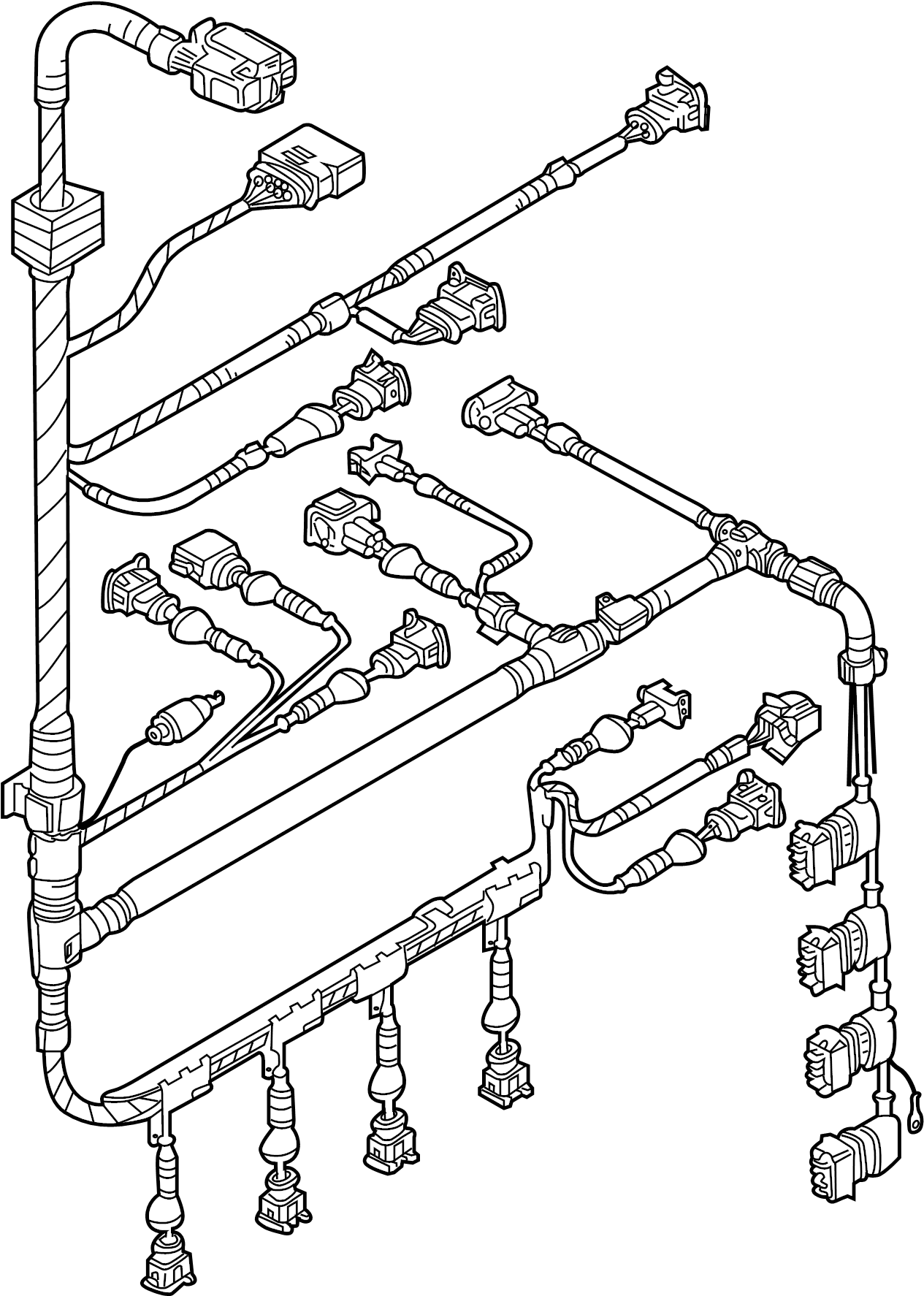 Engine Harness 1C0-971-627-FK - View 6
