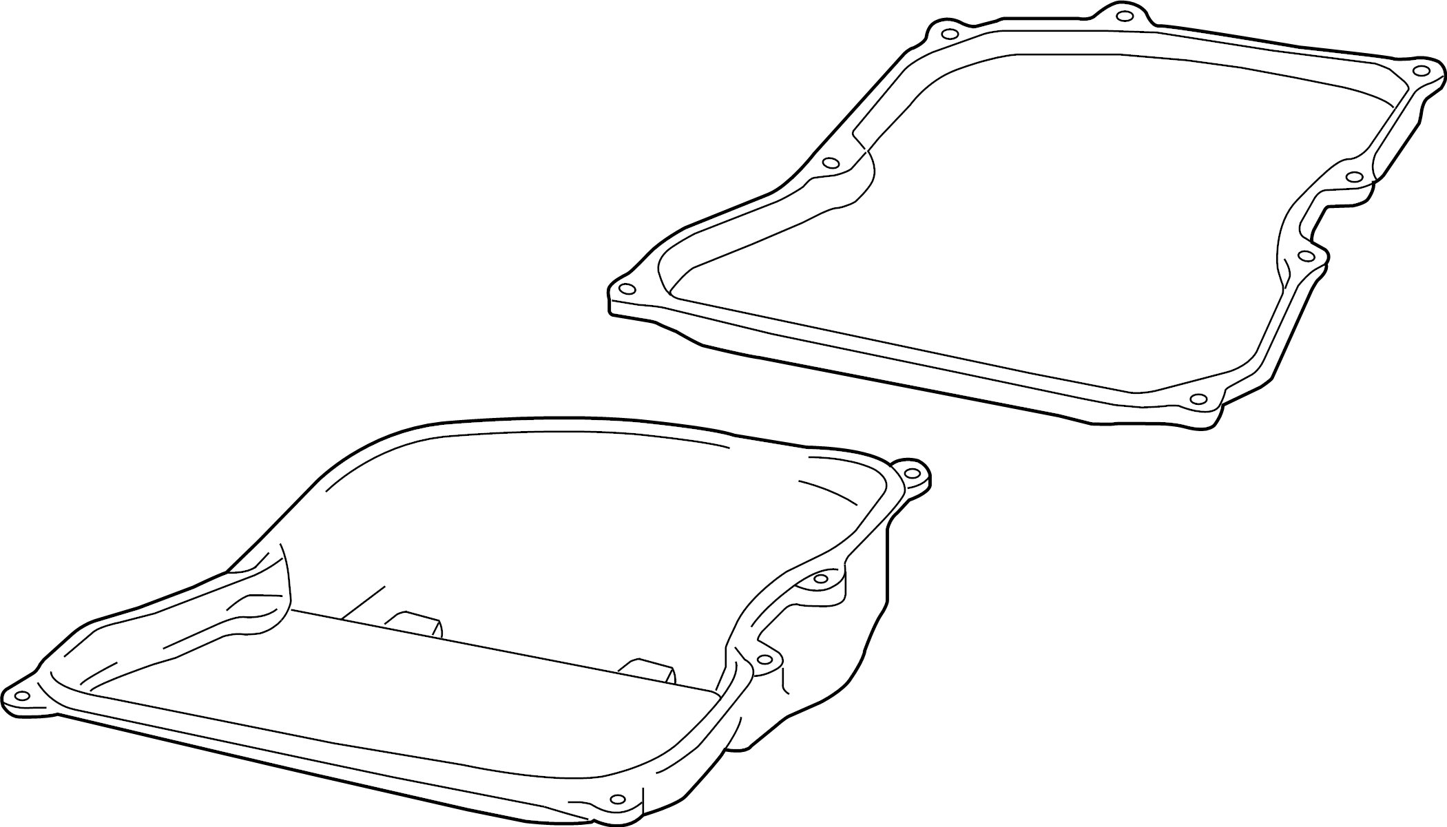 Transmission Oil Pan 09G-321-361-F - View 2