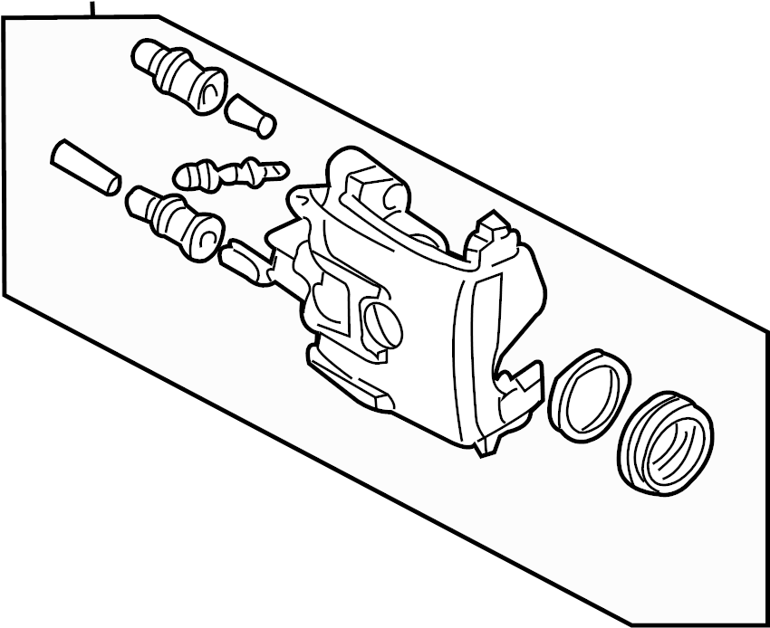 Caliper 1K0-615-123-D - View 2