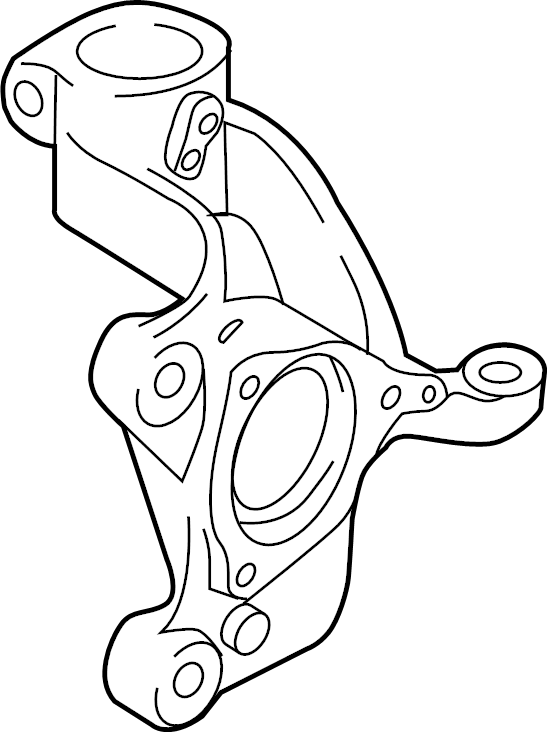 Steering Knuckle 5Q0-407-253-A - View 3