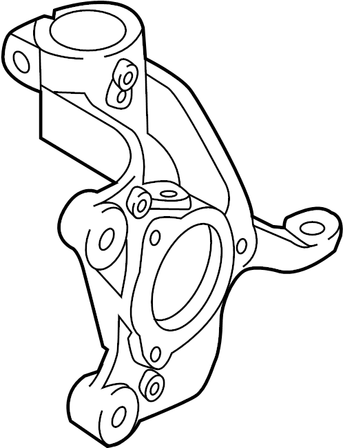 Steering Knuckle 5Q0-407-253-A - View 4