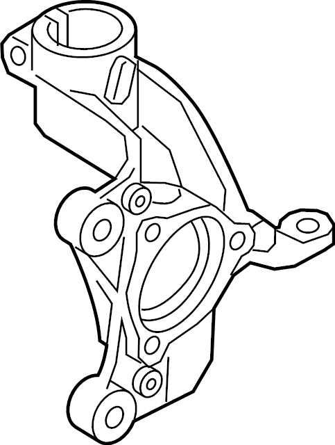 Steering Knuckle 5Q0-407-253-A - View 2