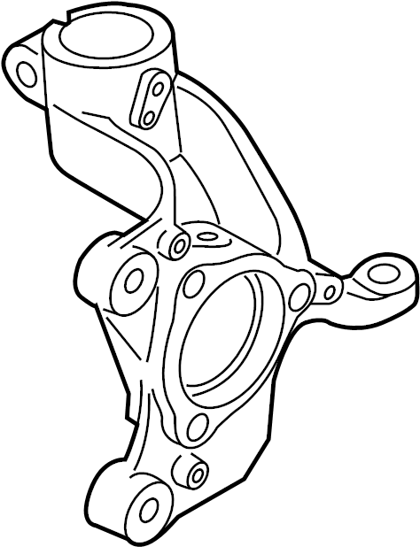 Steering Knuckle 5Q0-407-253-A - View 8