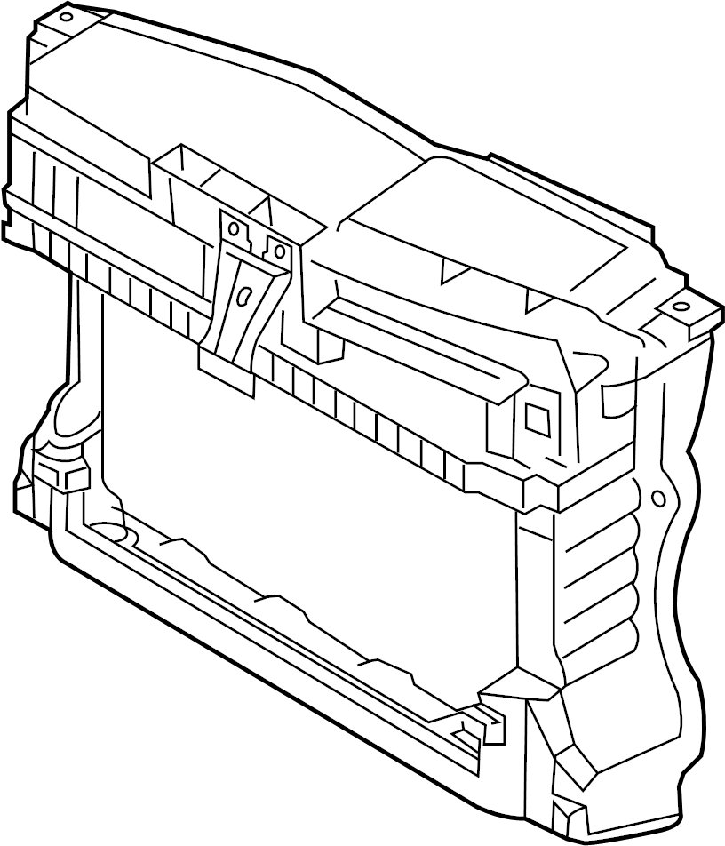 Radiator Support 5K0-805-588-G - View 2
