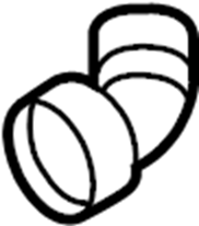 Upper Hose Coupling 1C0-122-291 - View 19