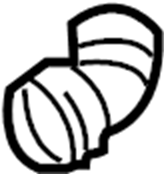 Upper Hose Coupling 1C0-122-291 - View 25