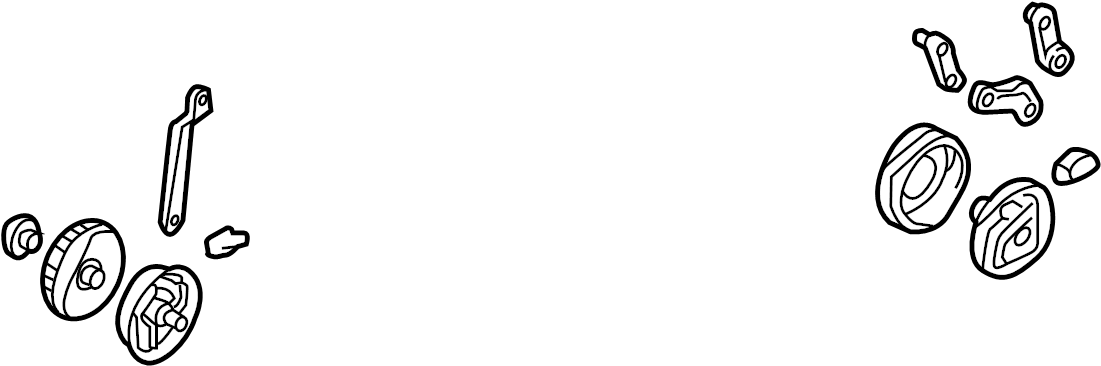 HVAC Heater Mode Door Lever 1K0-898-002-A - View 9