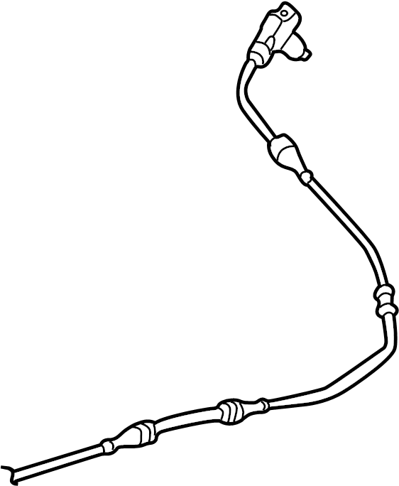 ABS Wheel Speed Sensor 7D0-927-808 - View 2