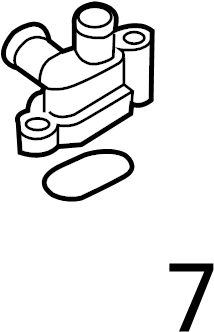 Engine Coolant Outlet Gasket 059-121-149-E