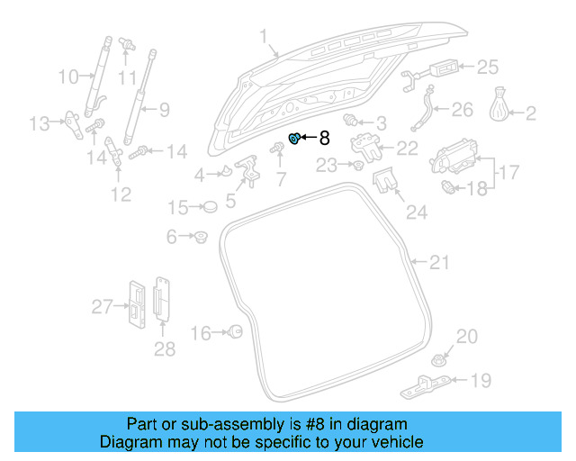 Hinge Cap WHT-005-726
