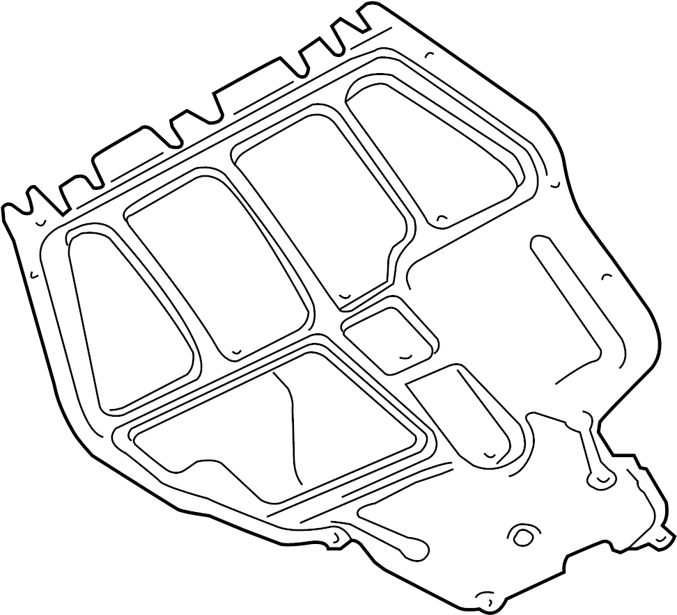 Center Shield 1J0-825-236-F