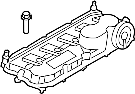 Engine Valve Cover 07K-103-469-M - View 2