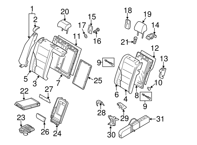 Child Seat Bracket Washer N-910-607-01 - View 21