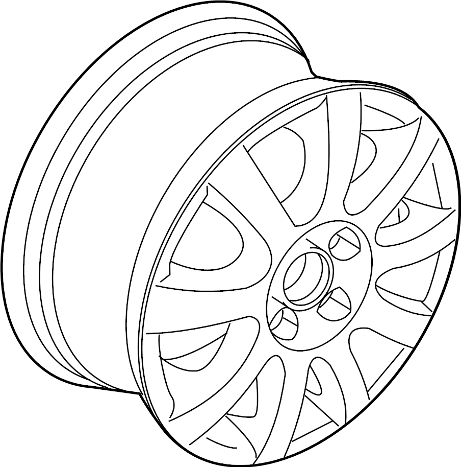 Wheel, Alloy 5G0-601-025-L-8Z8 - View 5