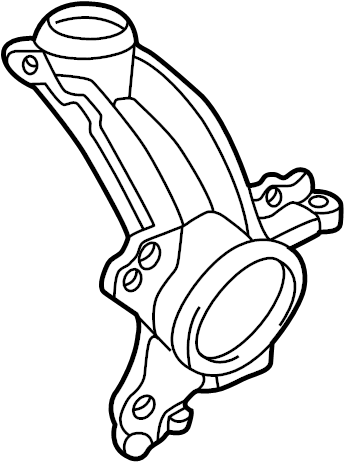 Knuckle 1J0-407-255-AH - View 3