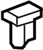 Scuff Plate Clip 6Q0-853-147 - View 3