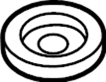 Trunk Lid Grommet 1K0-899-185