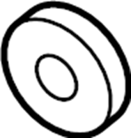 Trunk Lid Grommet 1K0-899-185 - View 3